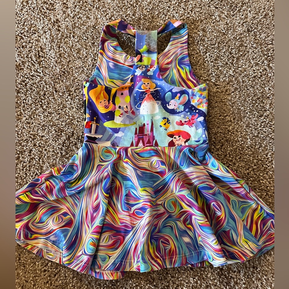 Colorful Kids Casual Dress - Picture 3 of 3